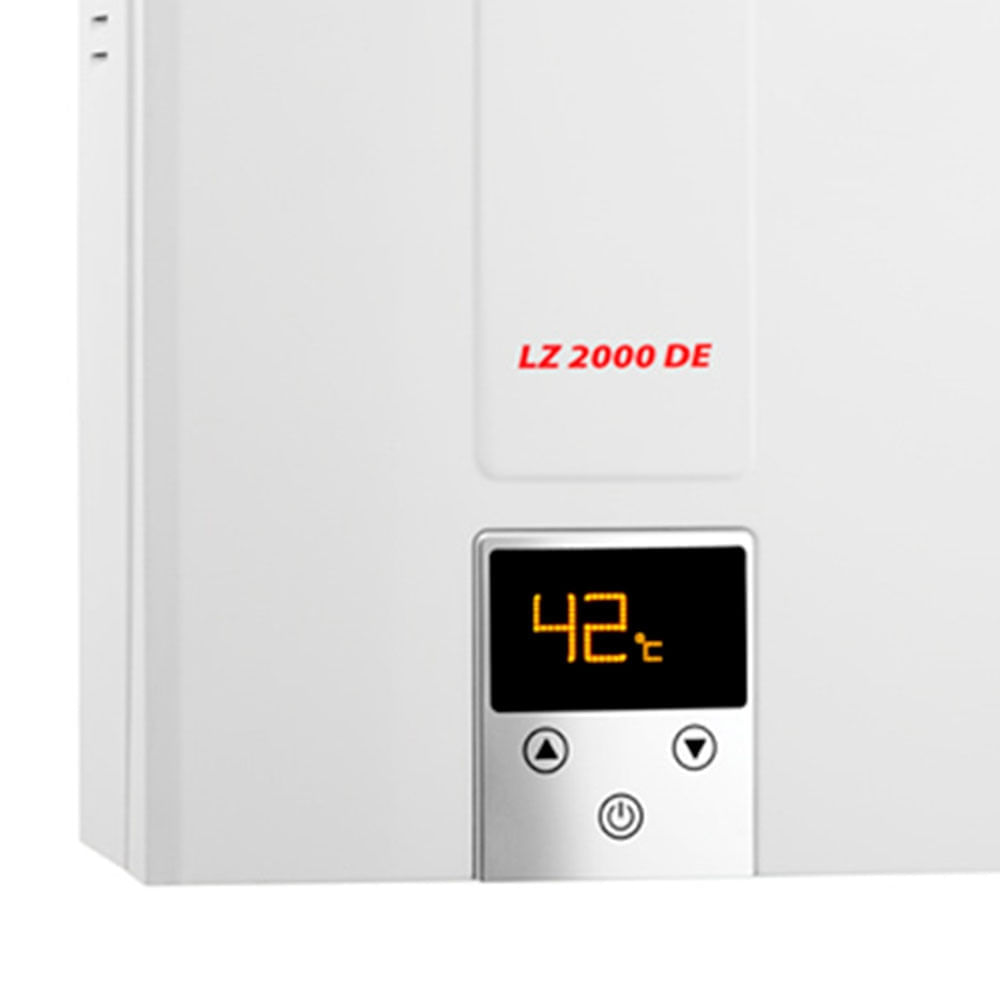 Encontraproduto.com.br - Aquecedor a Gás LZ 2000 DE-B GN Branco Lorenzetti
