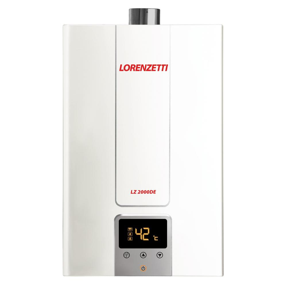 Encontraproduto.com.br - Aquecedor a Gás LZ 2000 DE-B GN Branco Lorenzetti