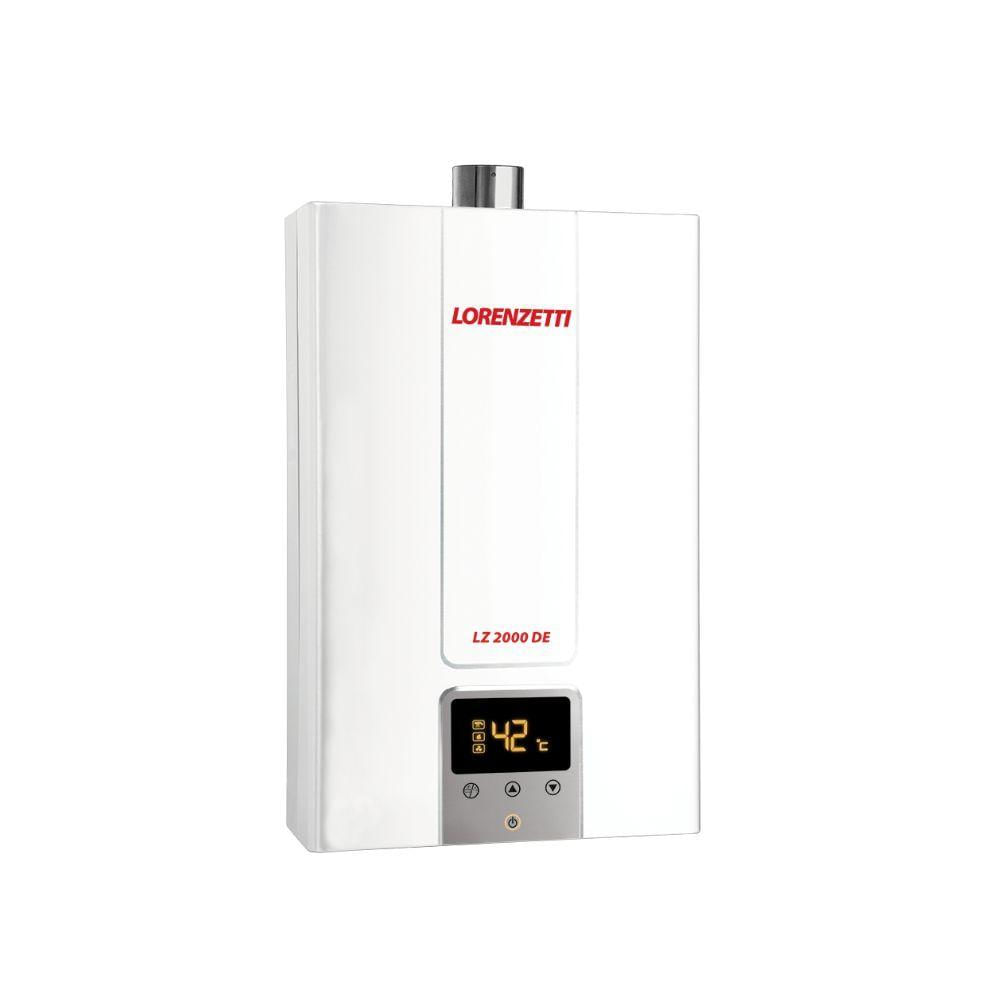 Encontraproduto.com.br - Aquecedor a Gás LZ 2000 DE-B GN Branco Lorenzetti