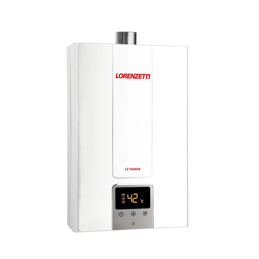Encontraproduto.com.br - Aquecedor A Gás Lz 1600de 20 Litros Gn Lorenzetti