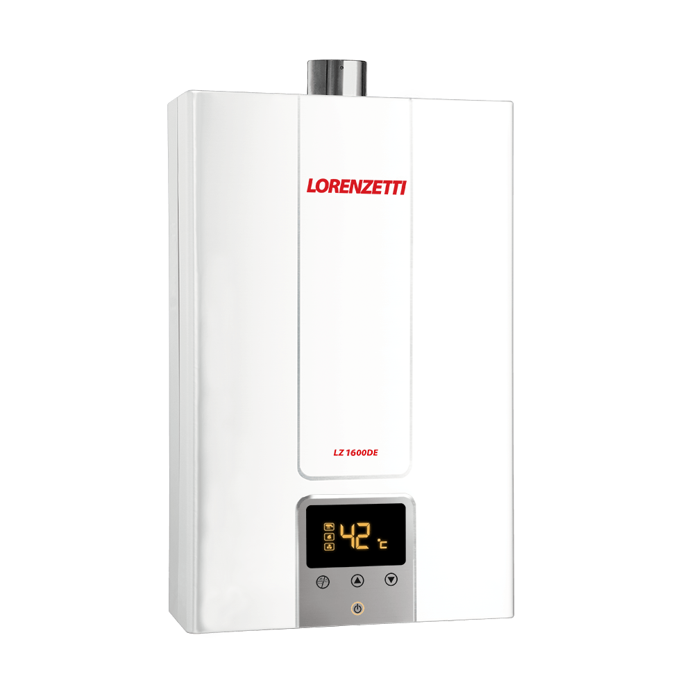 Encontraproduto.com.br - Aquecedor A Gás Lz 1600de 20 Litros Gn Lorenzetti