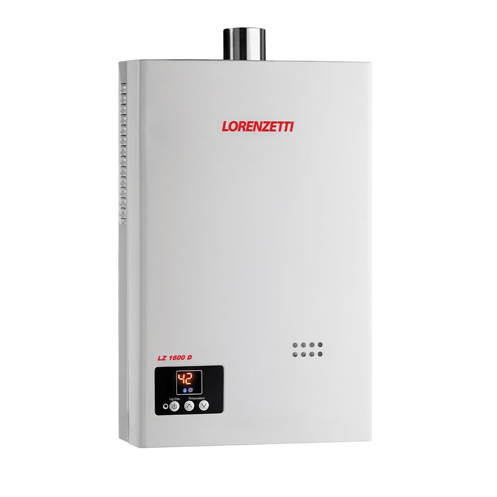 Encontraproduto.com.br - Aquecedor de Água a Gás LZ 1600DE-I Digital Lorenzetti