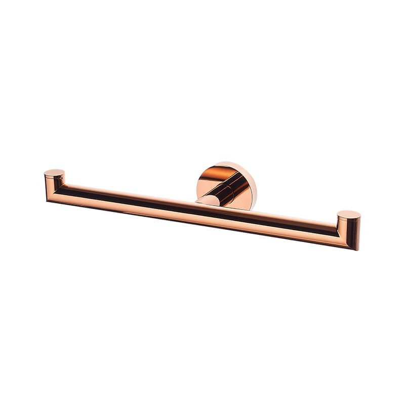 Encontraproduto.com.br - Porta Toalha Rosto Duplo Rose Gold Loren Loft 2022 R82 - Lorenzetti