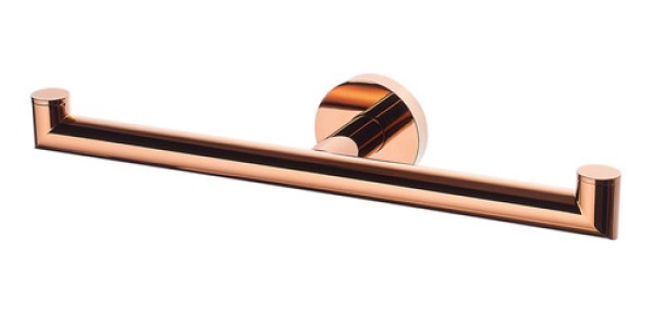 Encontraproduto.com.br - Porta Toalha Rosto Duplo Rose Gold Loren Loft 2022 R82 - Lorenzetti