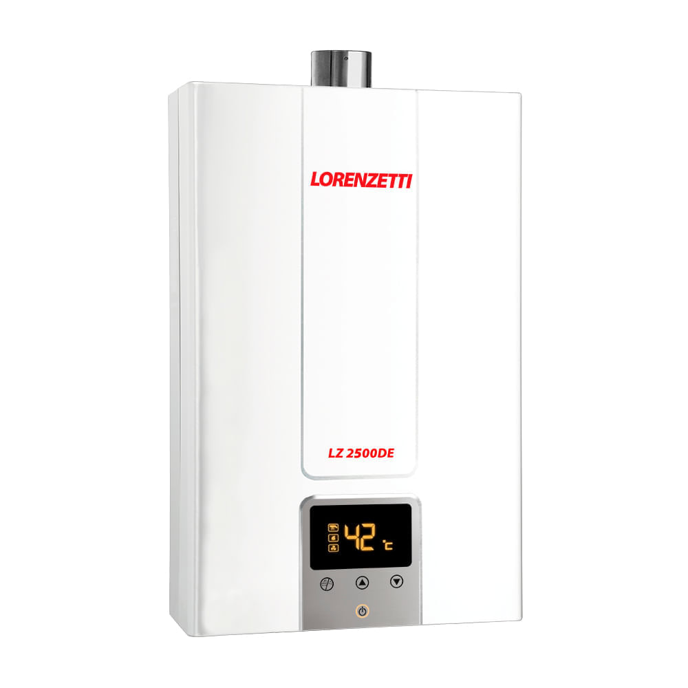 Encontraproduto.com.br - aquecedor glp lz 2500de-b lorenzetti branco - 7412150