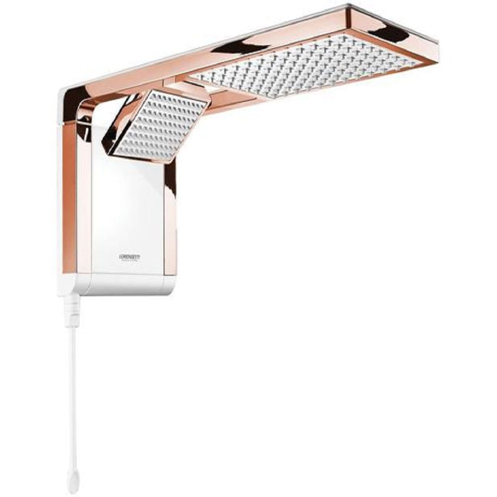 Encontraproduto.com.br - Chuveiro Acqua Duo Ultra 7800W Branco Com Rose Eletrônico Lorenzetti