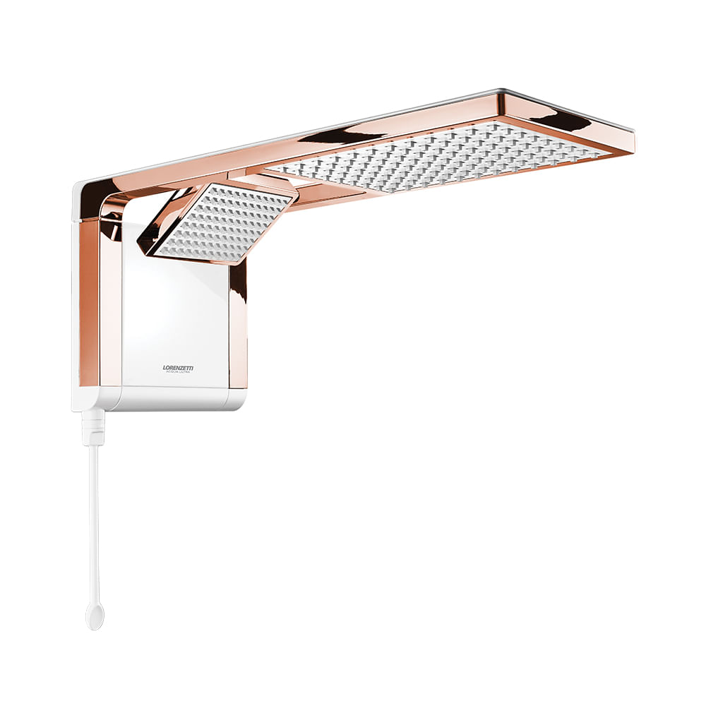 Encontraproduto.com.br - Chuveiro Acqua Duo Ultra 7800W Branco Com Rose Eletrônico Lorenzetti
