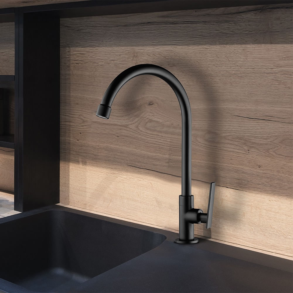 Encontraproduto.com.br - torneira para cozinha mesa bica movel studio 1167 b37 1/4 de volta lorenzetti