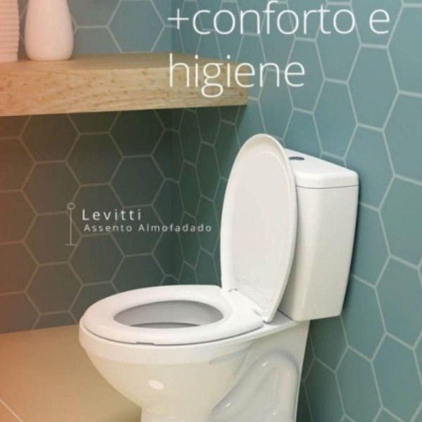 Encontraproduto.com.br - Assento Almofadado Oval - Lorenzetti Branco