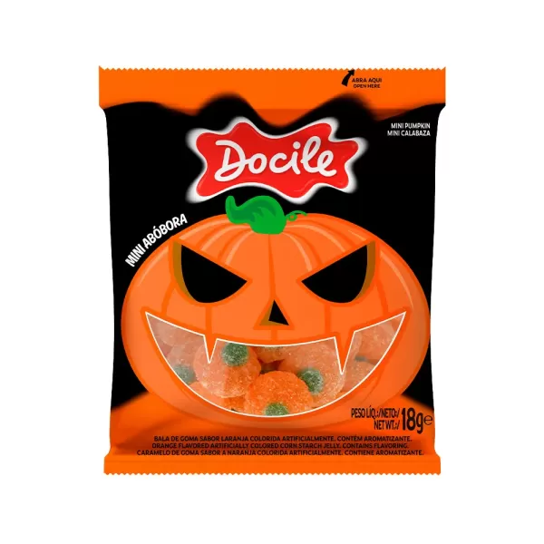 Encontraproduto.com.br - Balas Docile Mini Abóbora 18g