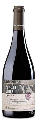 Encontraproduto.com.br - Vinho Nacional Tinto Fração Única Pinot Noir Casa Perini  750ml