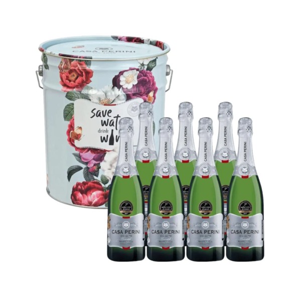 Encontraproduto.com.br - Kit Balde Espumante Moscatel Casa Perini 750ml