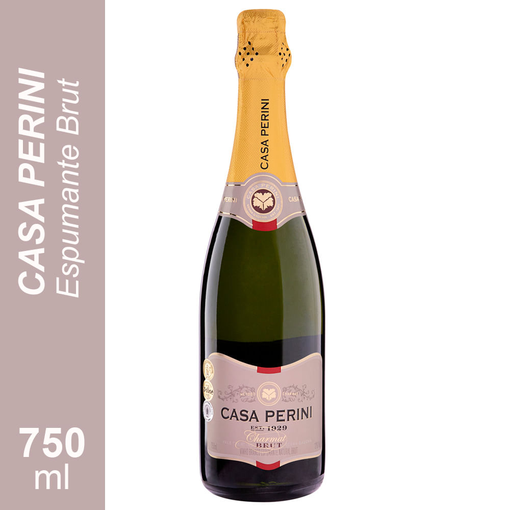 Encontraproduto.com.br - Espumante Nacional Casa Perini Brut 750ml