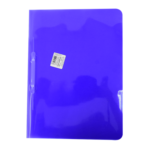Encontraproduto.com.br - PASTA C/TRILHO PLASTICO R.500B AZUL 735