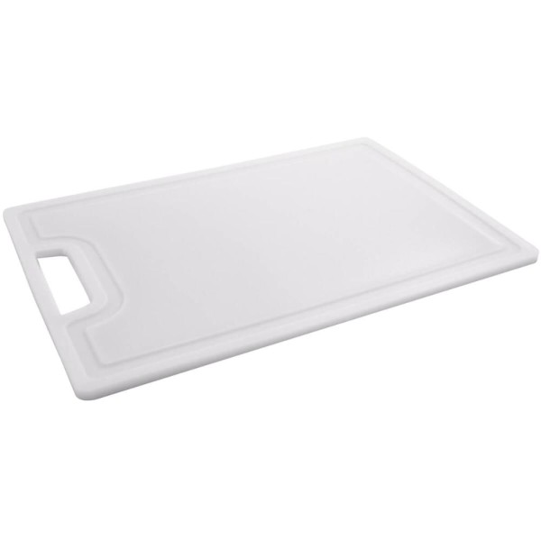 Encontraproduto.com.br - Tábua de Corte Multicorte Cozinha Profissional Branca Cinquetti 44x30cm Poliestireno