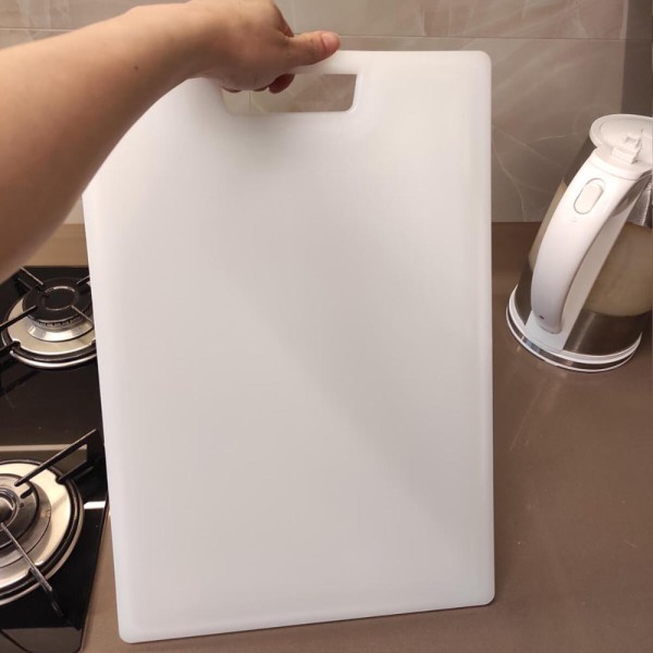 Encontraproduto.com.br - Tábua de Corte Multicorte Cozinha Profissional Branca Cinquetti 44x30cm Poliestireno