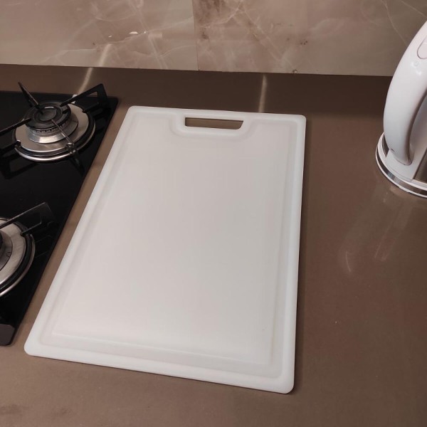 Encontraproduto.com.br - Tábua de Corte Multicorte Cozinha Profissional Branca Cinquetti 44x30cm Poliestireno