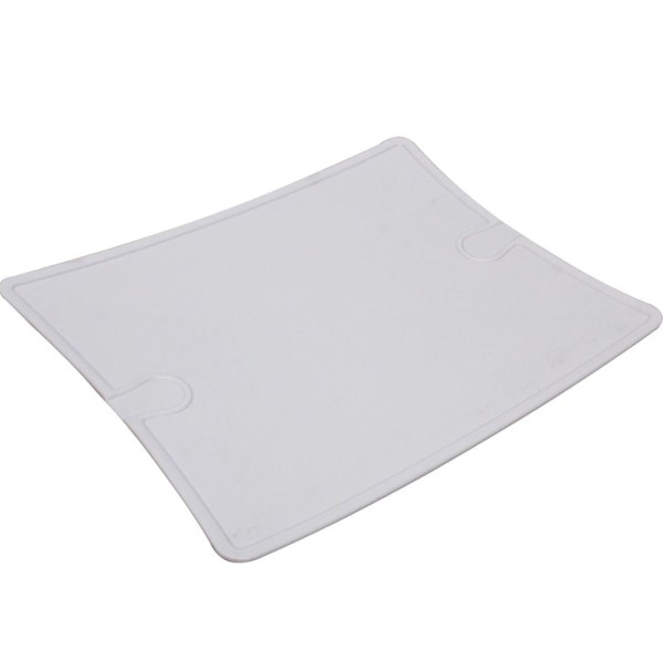Encontraproduto.com.br - Tábua De Corte Dupla Jogo Americano Flex 2 Em 1 Utilidade Branco Cinquetti