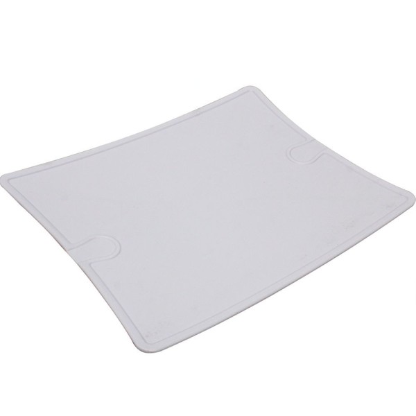 Encontraproduto.com.br - Tábua De Corte Dupla Jogo Americano Flex 2 Em 1 Utilidade Branco Cinquetti