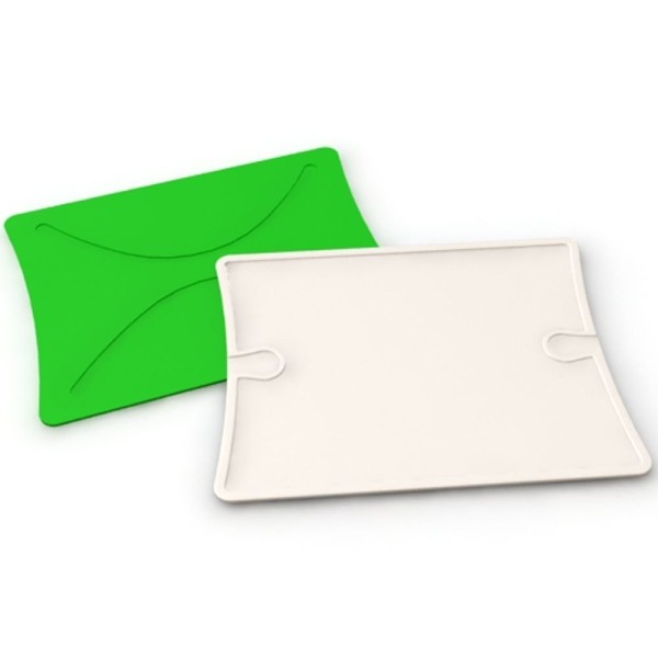 Encontraproduto.com.br - Tábua De Corte Dupla Jogo Americano Flex 2 Em 1 Utilidade Branco Cinquetti