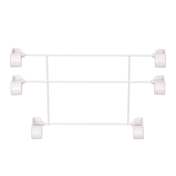 Encontraproduto.com.br - Suporte p/ Rolo Metaltru Aço Branco
