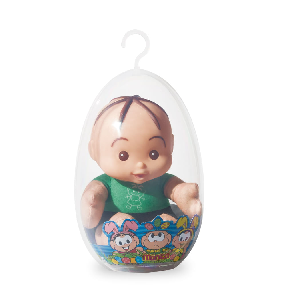 Boneco De Vinil - 16cm - Turma da Mônica - Iti Malia Páscoa - Cebolinha - Novabrink