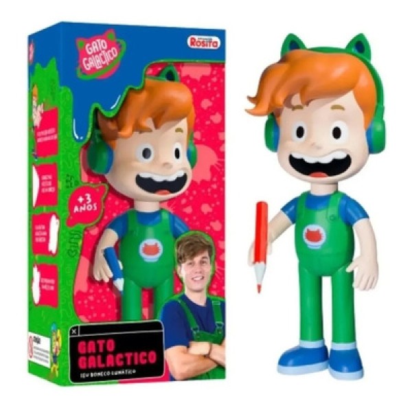 Boneco Gato Galáctico Rosita 1090