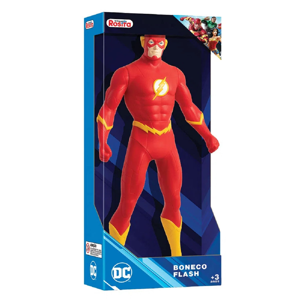 Boneco Flash Articulado Novabrink Bbra 1097