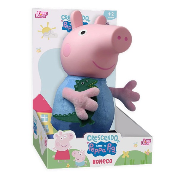 Encontraproduto.com.br - Figura - Peppa Pig - Crescendo com George - Novabrink