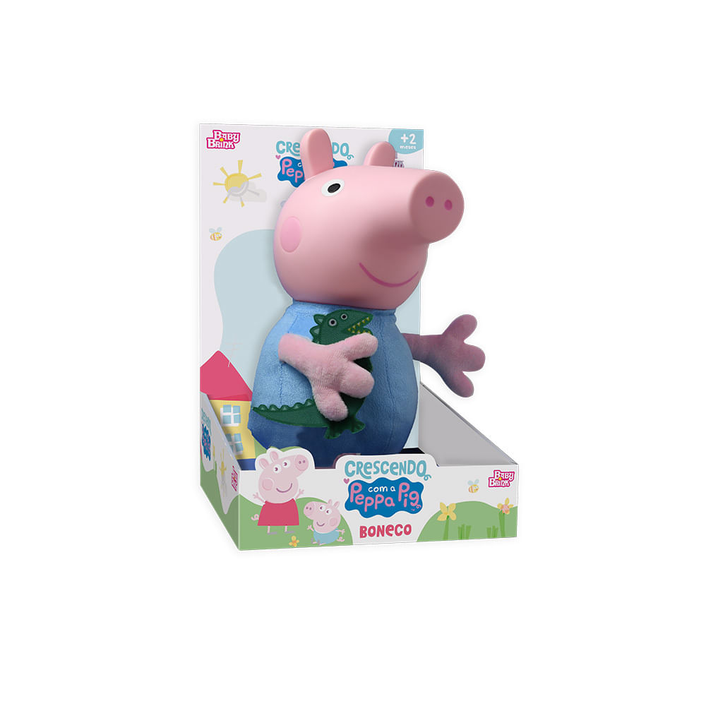 Encontraproduto.com.br - Figura - Peppa Pig - Crescendo com George - Novabrink