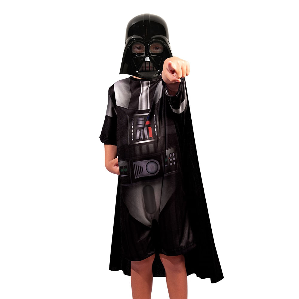 Fantasia Star Wars Darth Vader Tamanho P Novabrink Bbra 6585
