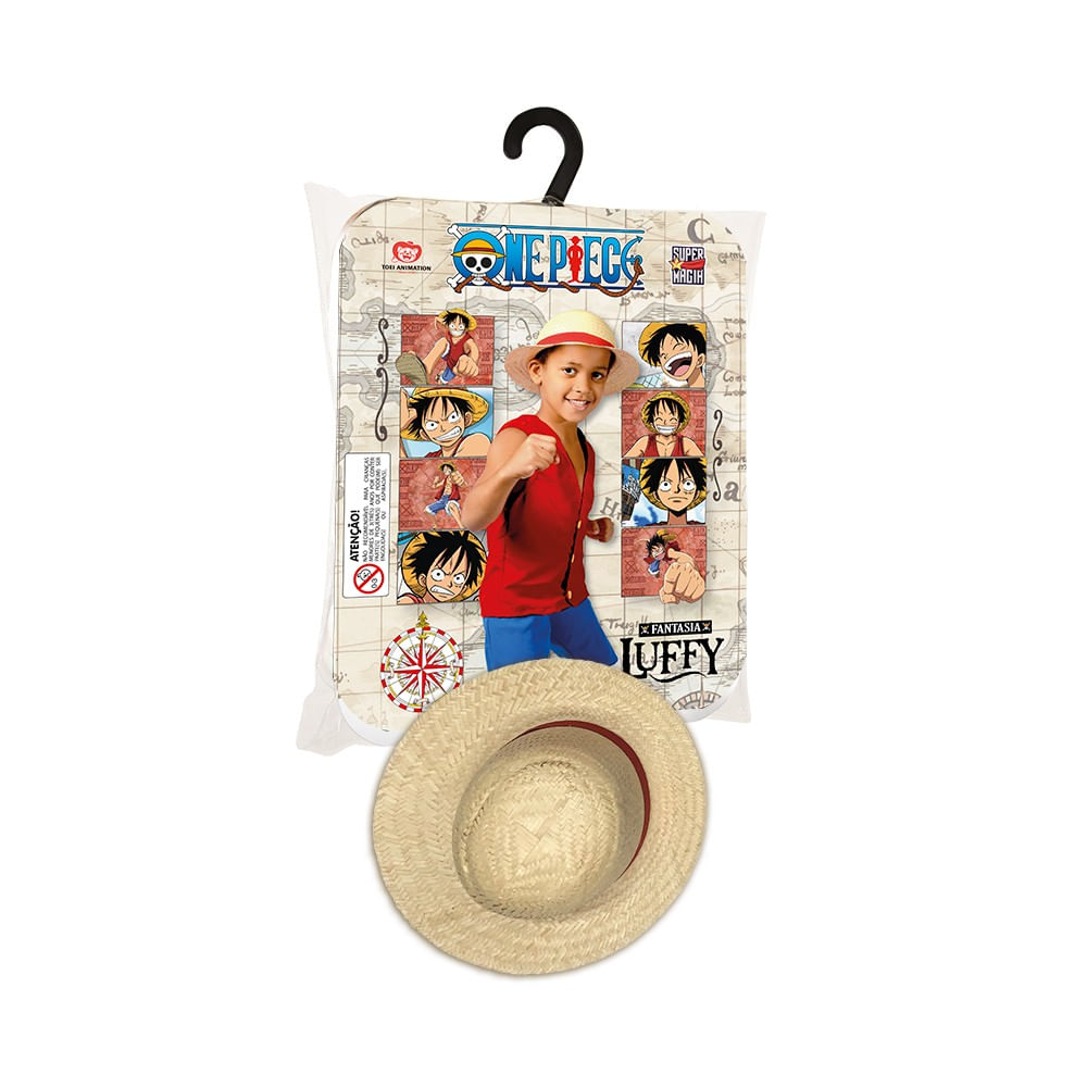 Encontraproduto.com.br - Fantasia M Luffy One Piece M - Novabrink