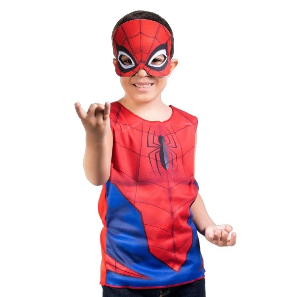 Encontraproduto.com.br - Fantasia Homem Aranha Pop G BRRA 7303