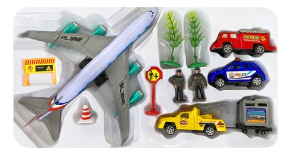Brinquedo Kit Aeroporto Pequeno Fênix Brinquedos
