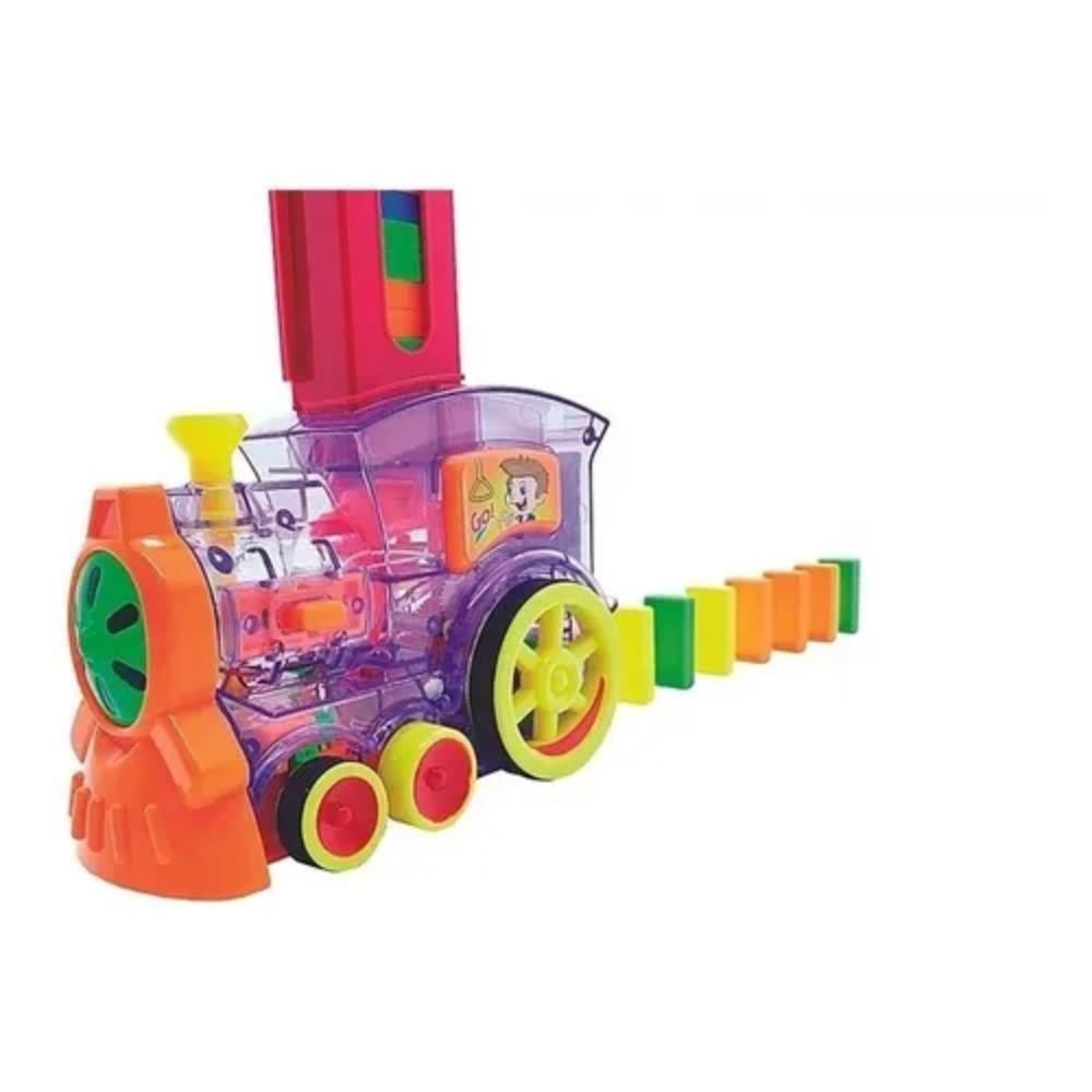 Encontraproduto.com.br - Trenzinho Empilha Dominó - Fênix Brinquedos