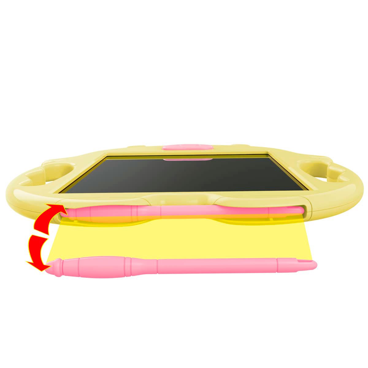 Encontraproduto.com.br - Lousinha Mágica Lousa Com A Tela Em Lcd Porquinho Rosa Fenix