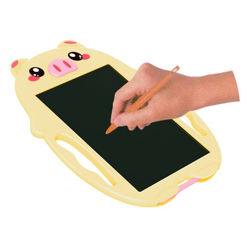 Encontraproduto.com.br - Lousinha Mágica Lousa Com A Tela Em Lcd Porquinho Rosa Fenix