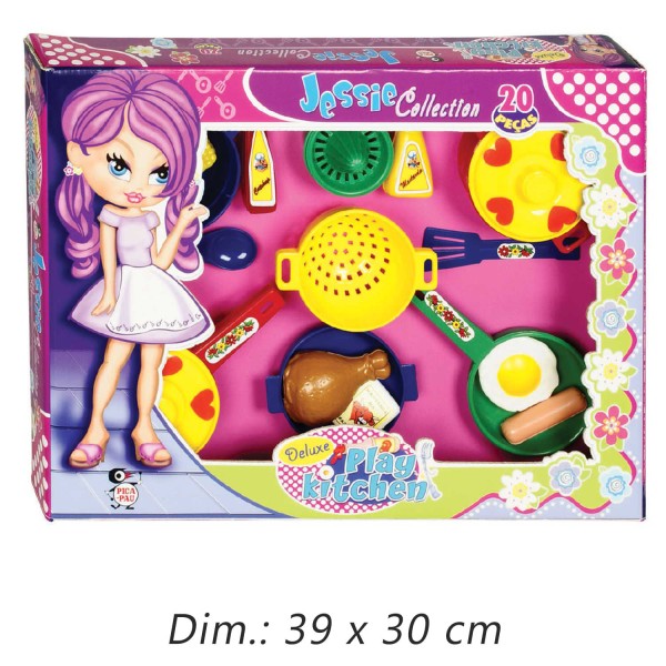 Collection acessorios deluxe jessie kit cozinha