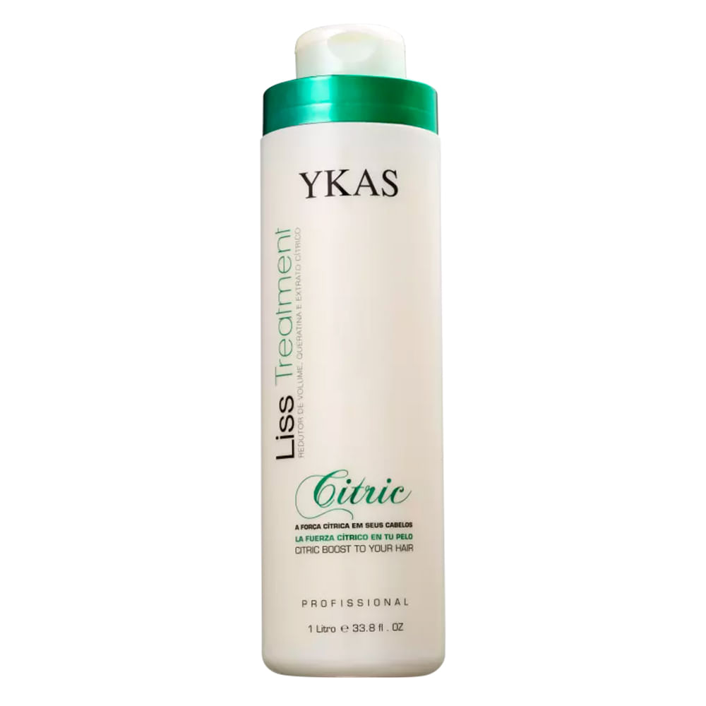 Escova Progressiva Redutor De Volume Liss Treatment Citric Ykas 1000ml