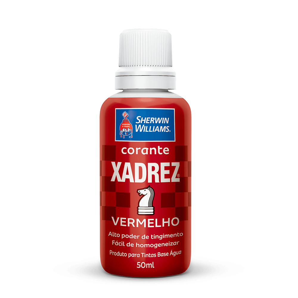 Encontraproduto.com.br - Corante Liquído Vermelho Xadrez 50ml Sherwin Williams