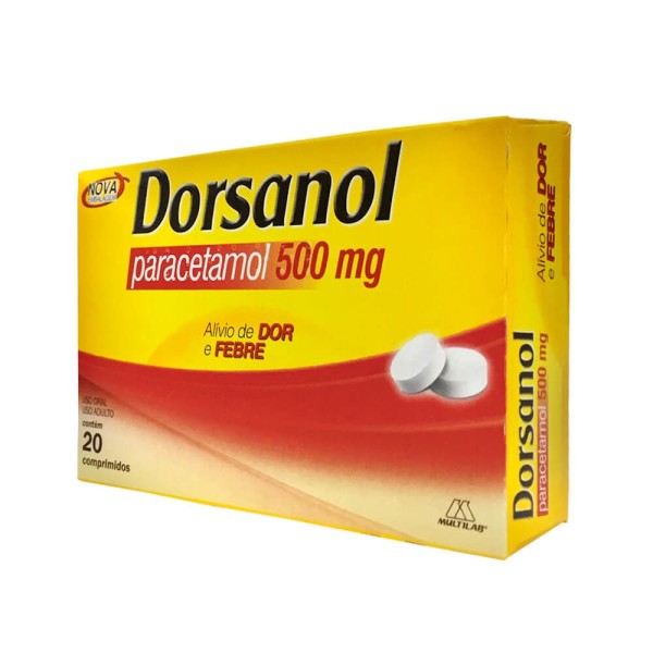 Encontraproduto.com.br - Dorsanol 500MG Comprimido - Caixa com 20 Comprimidos
