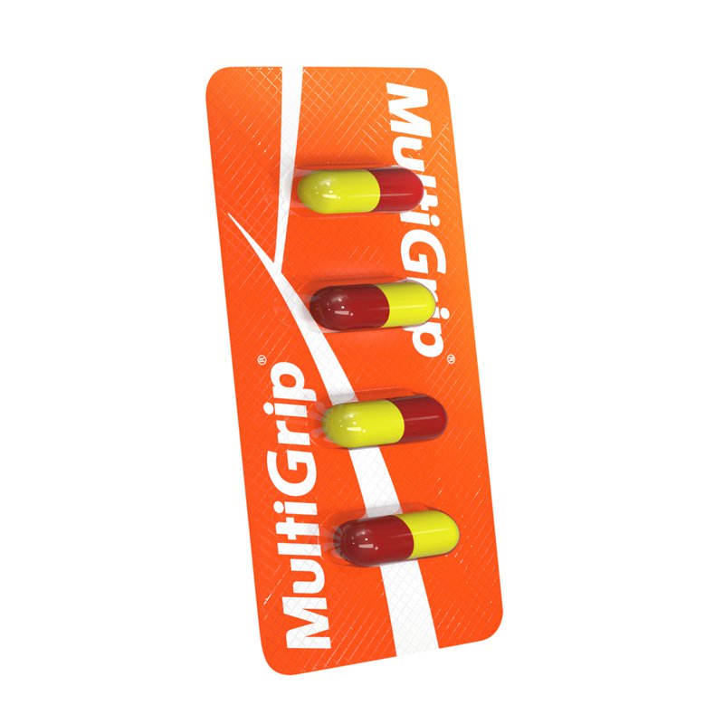 Encontraproduto.com.br - Multigrip com 4 Cápsulas Multilab