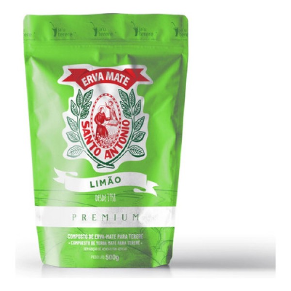 Erva Santo Antonio Premium Mate Tereré 500g  Escolha O Sabor