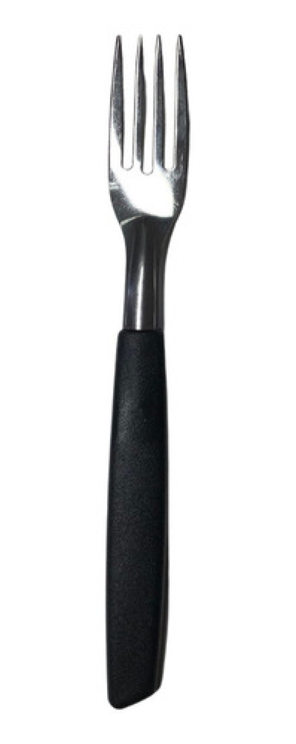 Encontraproduto.com.br - Garfo De Mesa Avulsa Em Aço Inox 19,3cm Com Cabo Preto