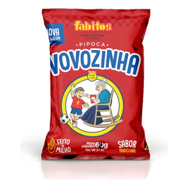 Encontraproduto.com.br - Pipoca Vovozinha Doce 60g