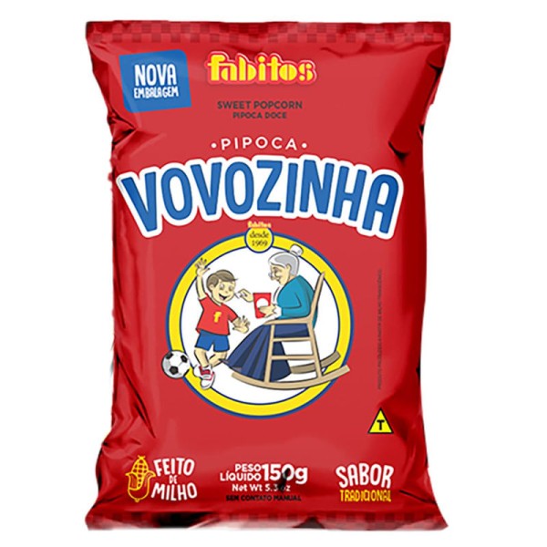 Encontraproduto.com.br - Pipoca Vovozinha Doce 150g