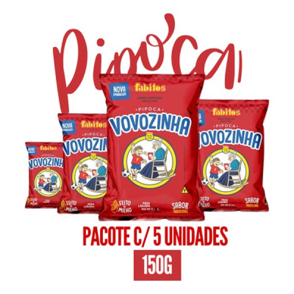 Encontraproduto.com.br - Pipoca Vovozinha Doce 150g