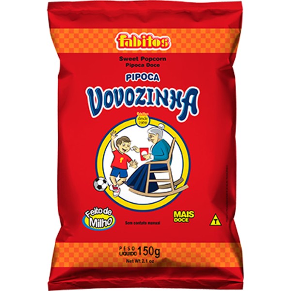 Encontraproduto.com.br - Pipoca Vovozinha Doce 150g