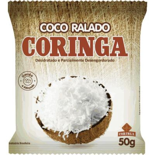 Encontraproduto.com.br - Coco Ralado Coringa Adoçado Pacote com 50g