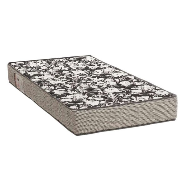 Encontraproduto.com.br - Cama Box Baú Solteiro Suede + Colchão Physical Ultra Resistente Ortobom 61x88x188 Cor:preto